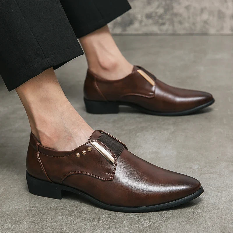 Zapatos de cuero genuino Pedro