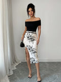 ROSALIND FLORAL MIDI DRESS