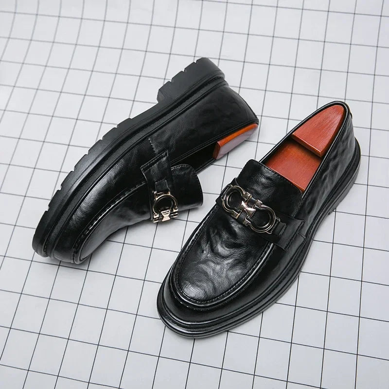 Mocassins Wilbur em pele