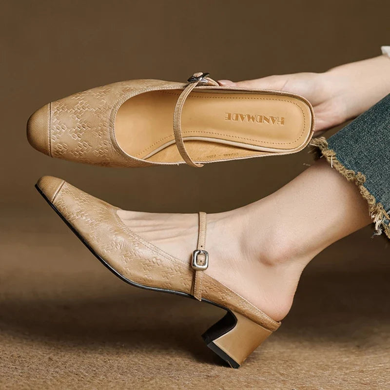 Mules Berla in vera pelle