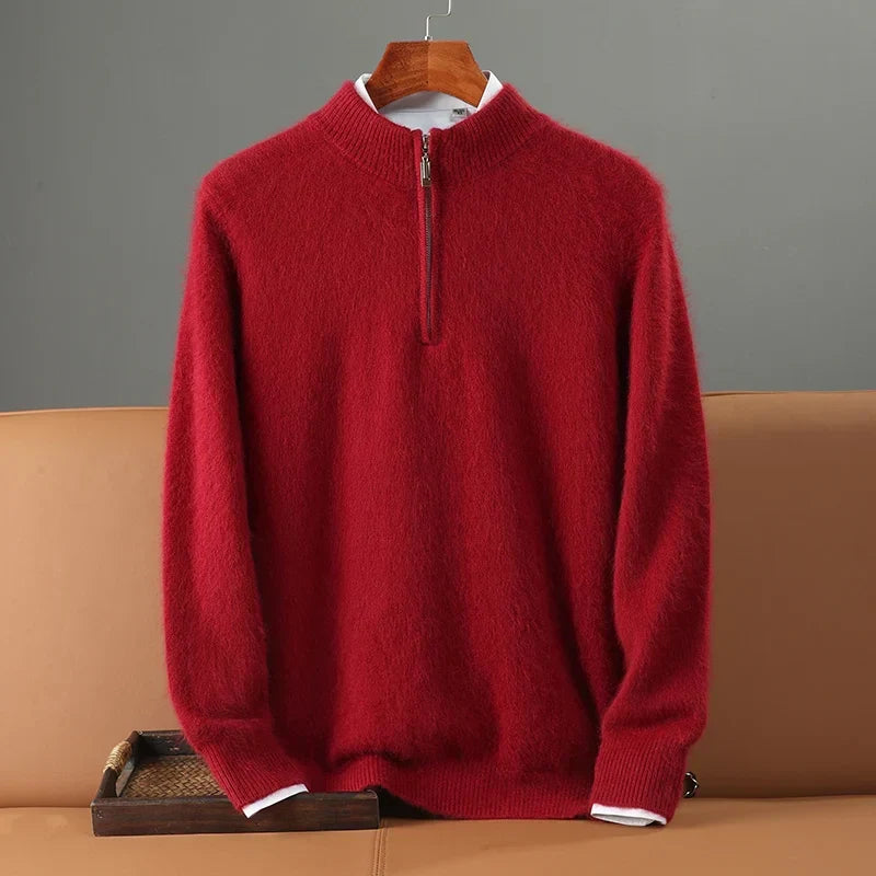 Maglione Cavaliere in vajo e cashmere