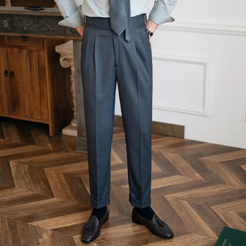 Pantalon slim à pinces