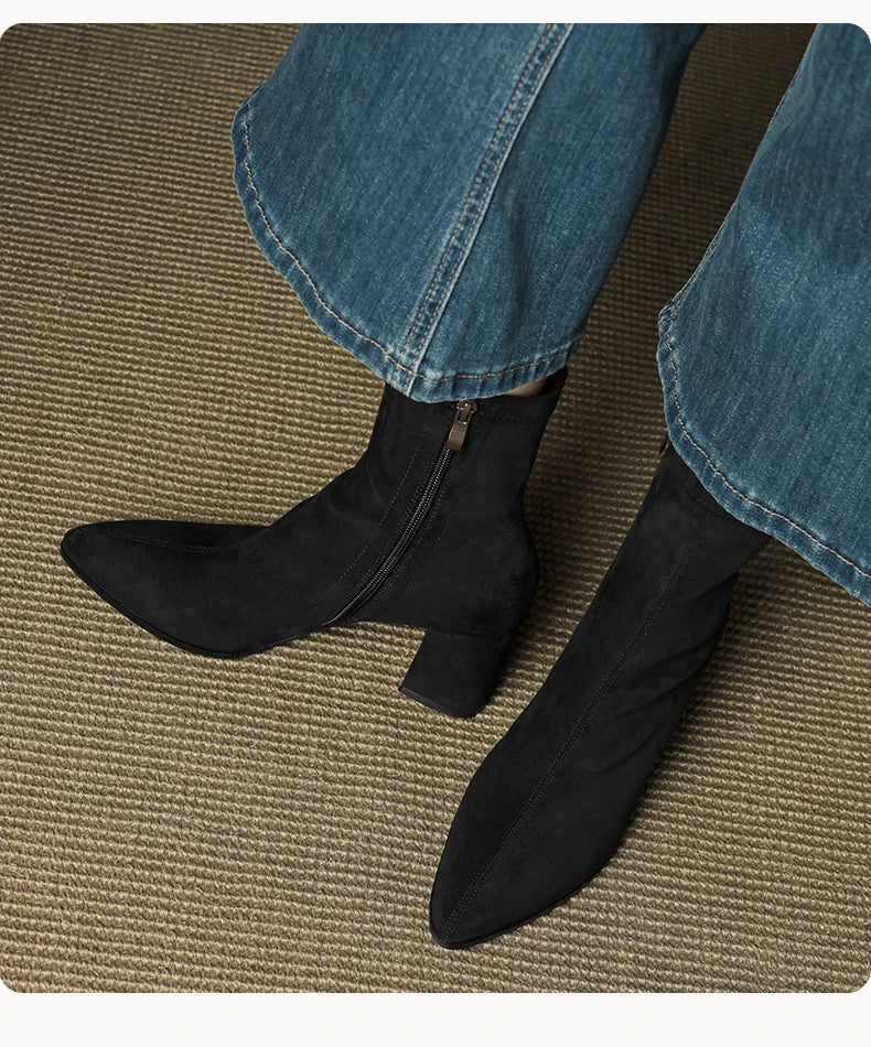 ALORA GENUINE SUEDE BOOTS