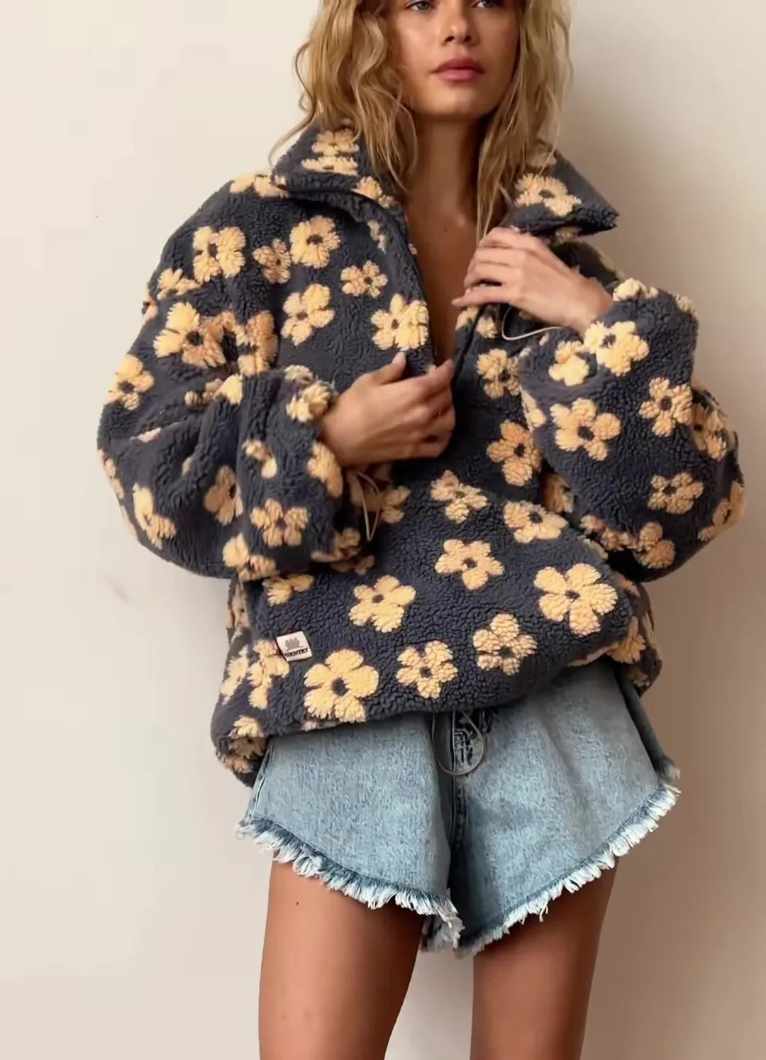 FLORINE FLORAL PULLOVER