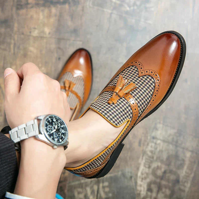 Aura Leder-Loafer