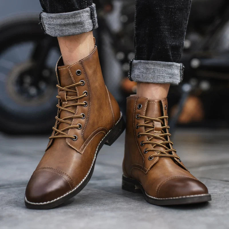Bottes en cuir Prescott