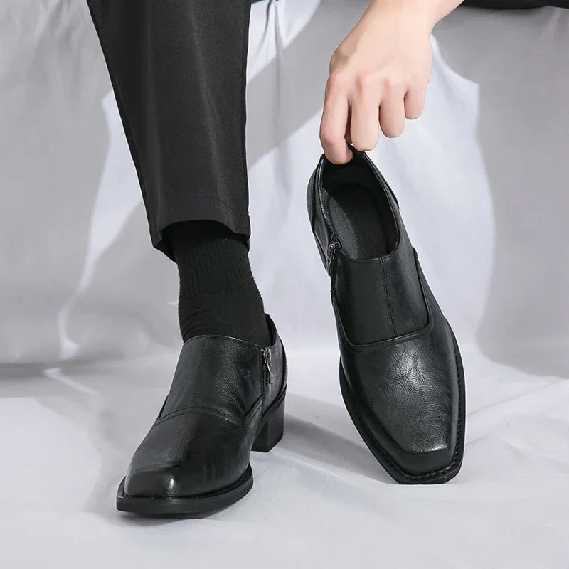 Mocasines Evante de cuero genuino