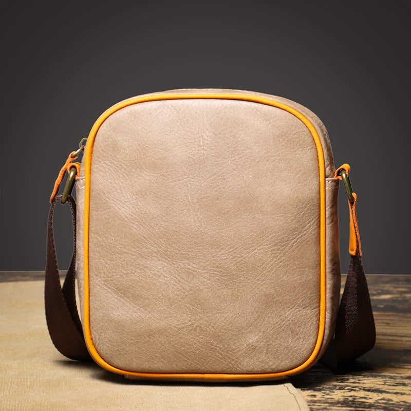 Asher crossbodytas van echt leer