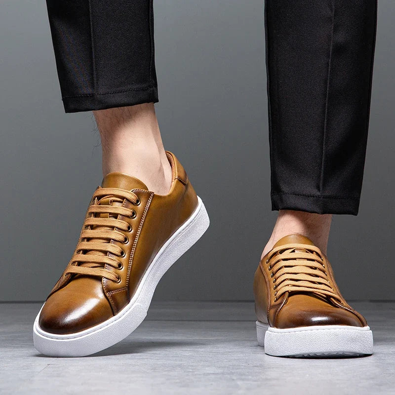 Maver sneakers i ægte læder