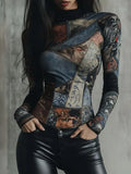OTTILIE PATCHWORK TOP