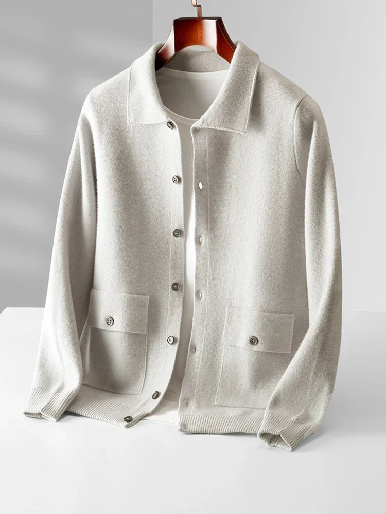 Cardigan in merino australiano