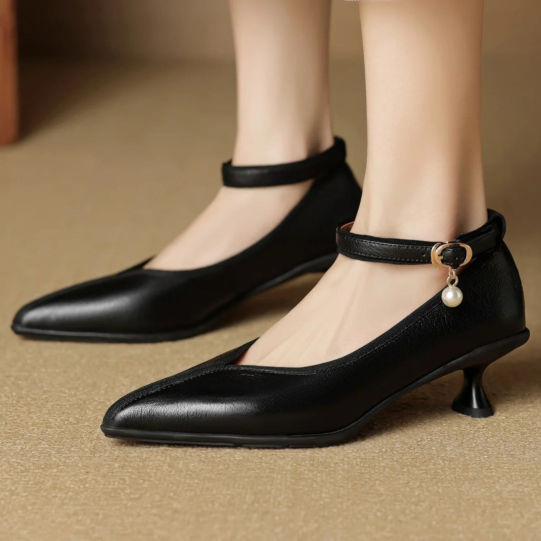 BELLARA GENUINE LEATHER HEELS