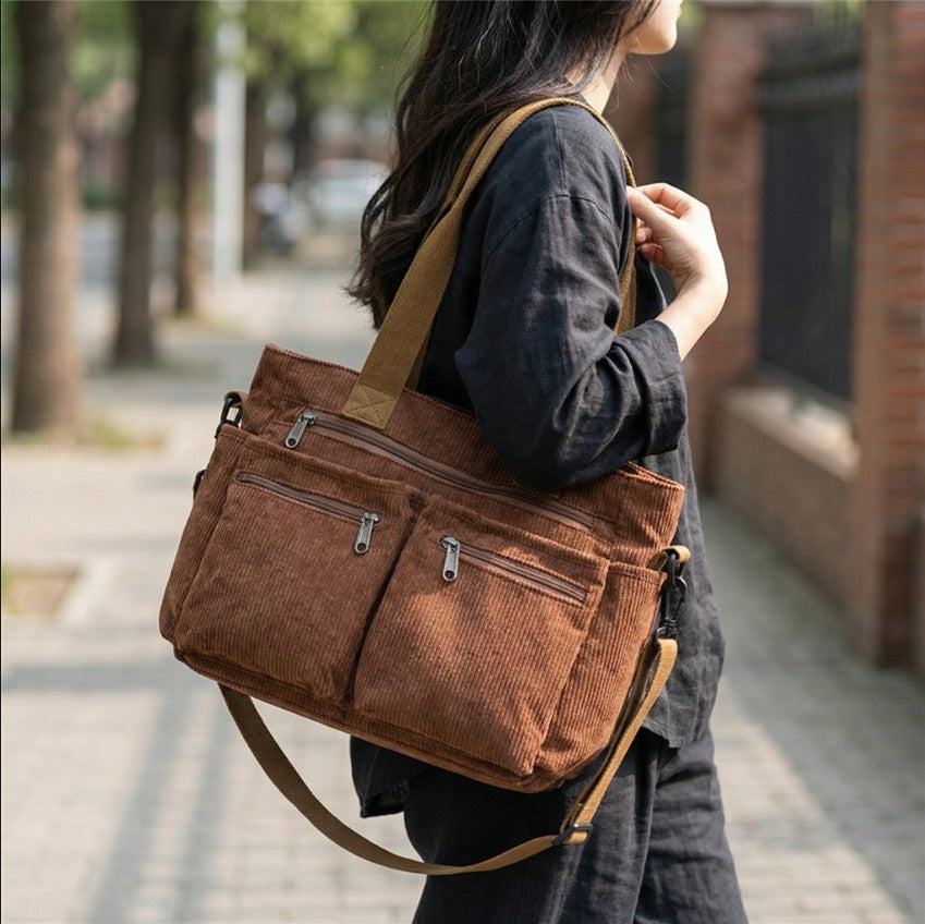 Haven Corduroy Tote Bag