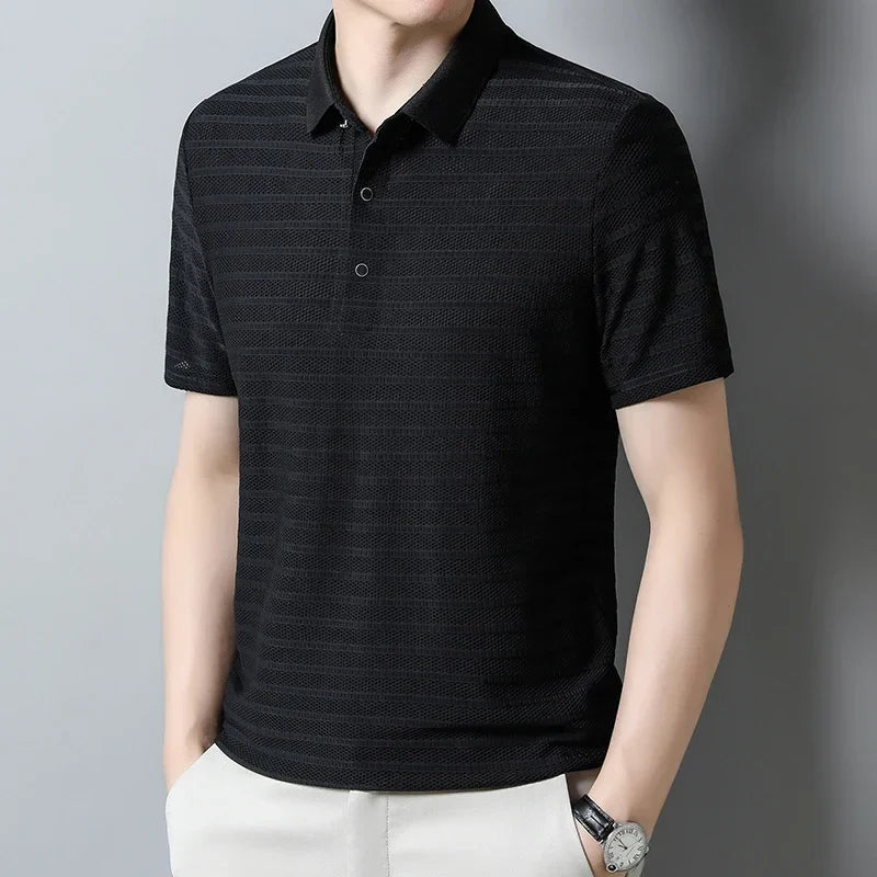 Polo Velluto em Seda Premium
