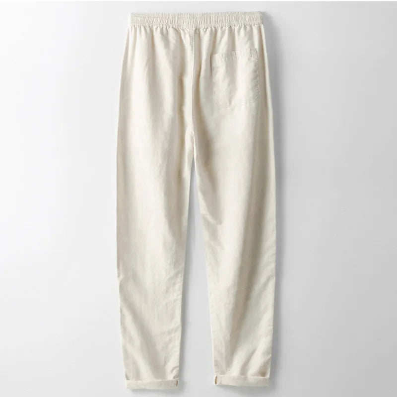 Pantalon en lin Stefano