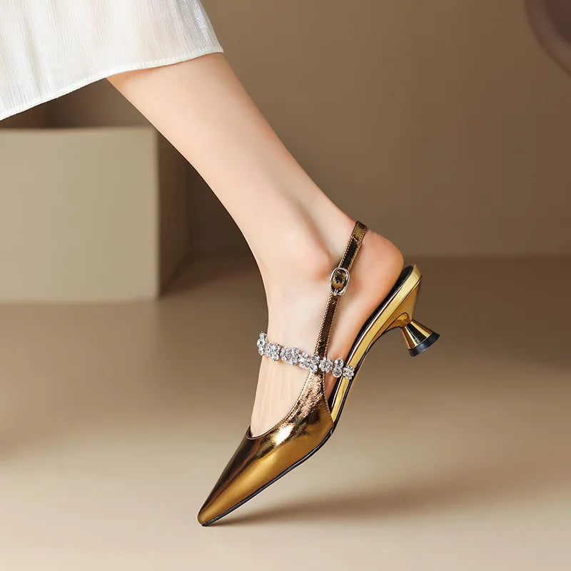 Tacones bajos Crysel