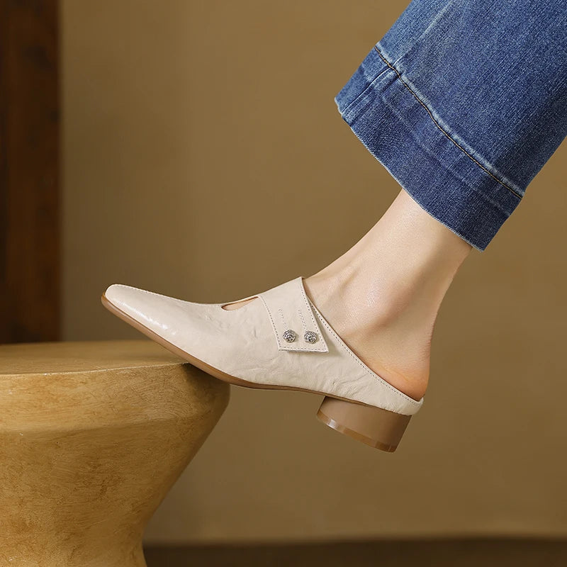 MULES VERONA DE CUERO GENUINO