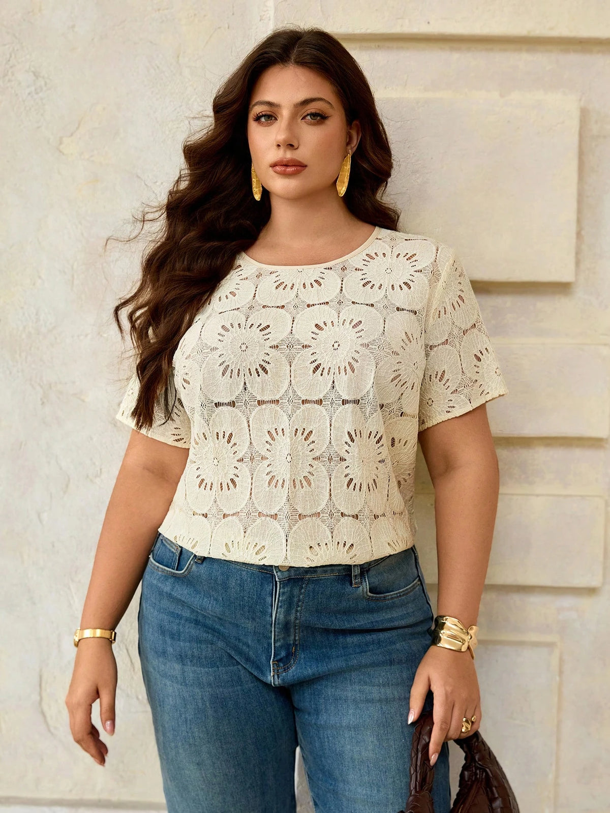 LEONIE FLORAL LACE TOP
