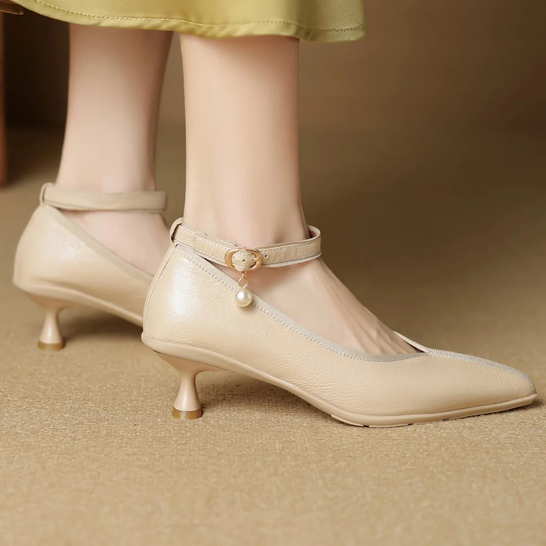 BELLARA GENUINE LEATHER HEELS