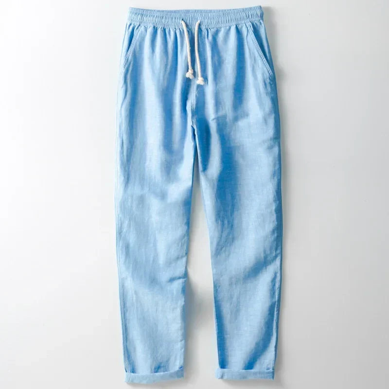Pantalon en lin Stefano