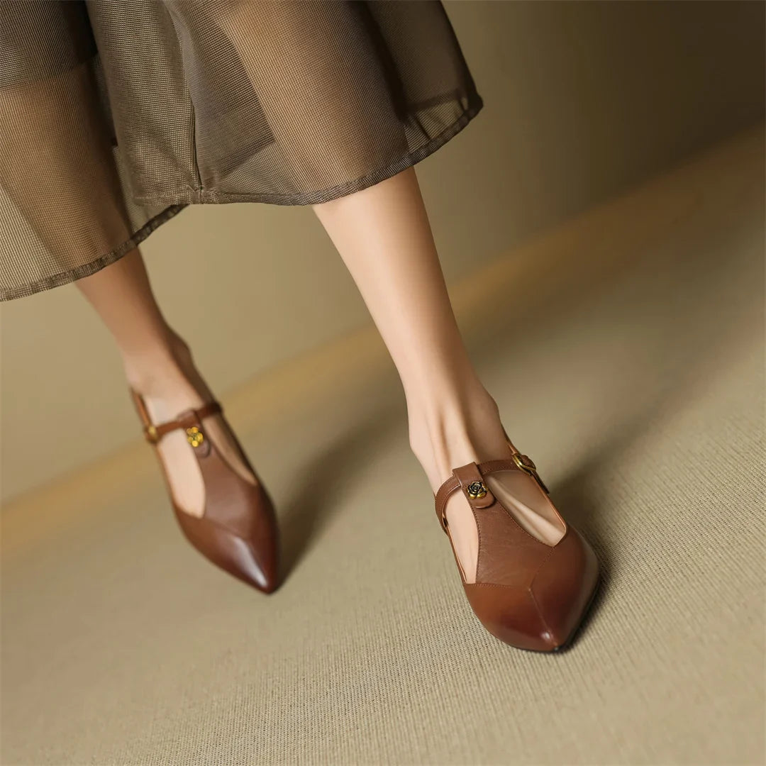 Tacchi Marlene in vera pelle