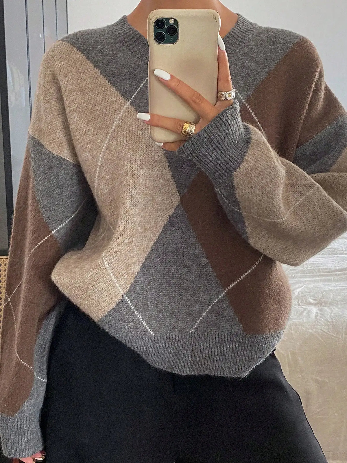 LENORA COLOURBLOCK SWEATER