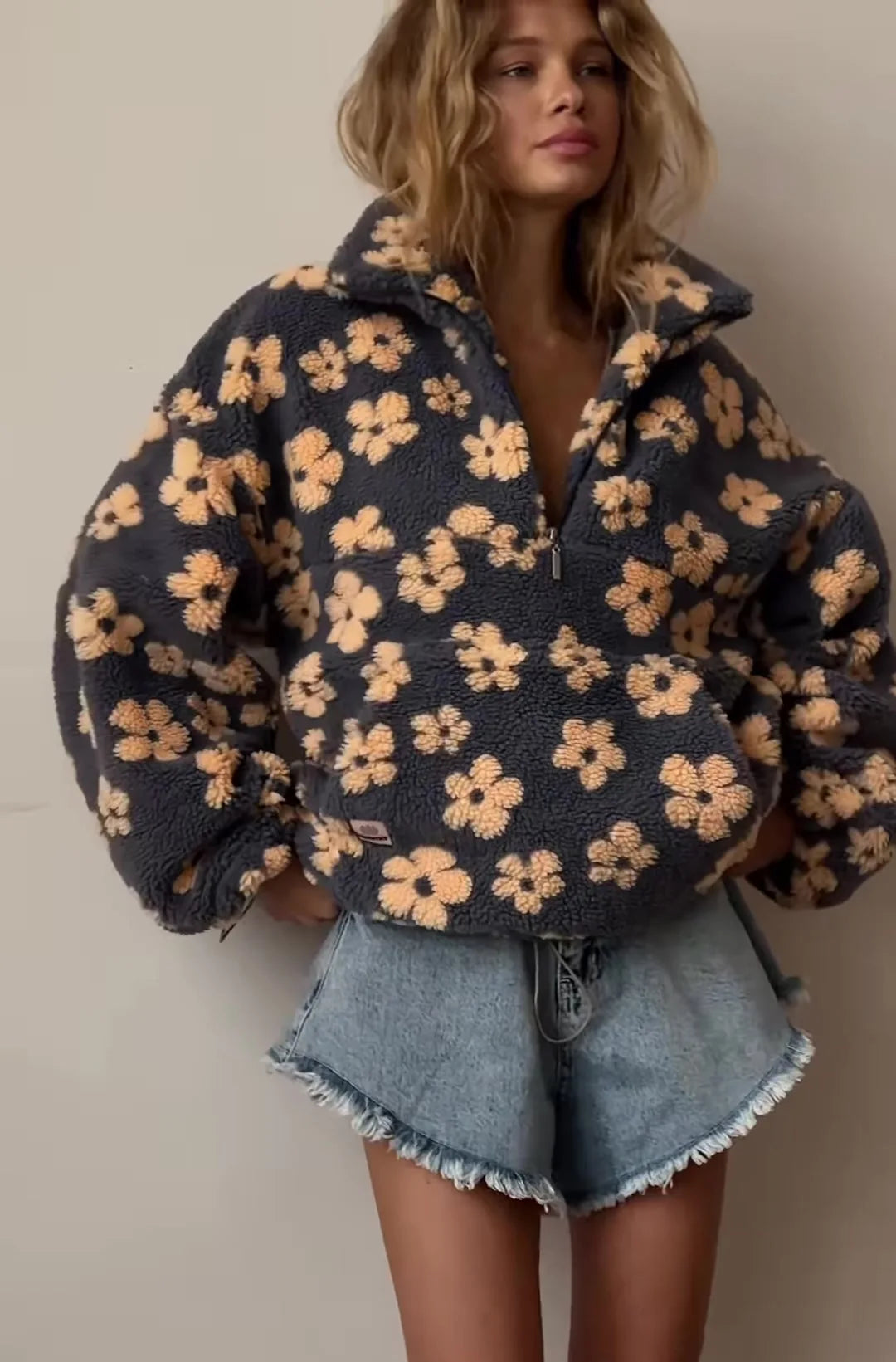 FLORINE FLORAL PULLOVER