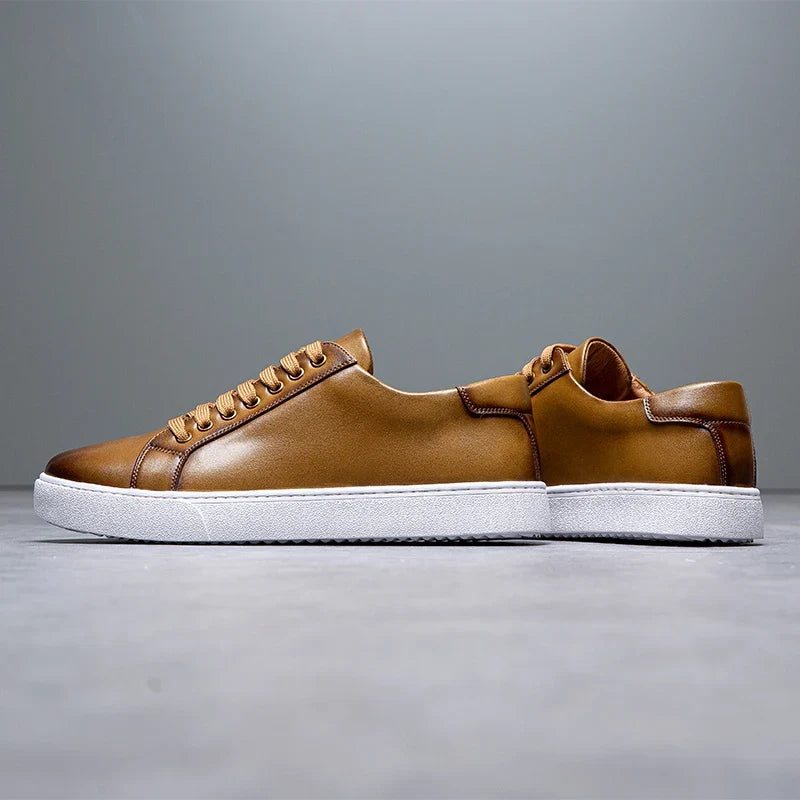 Maver sneakers i ægte læder