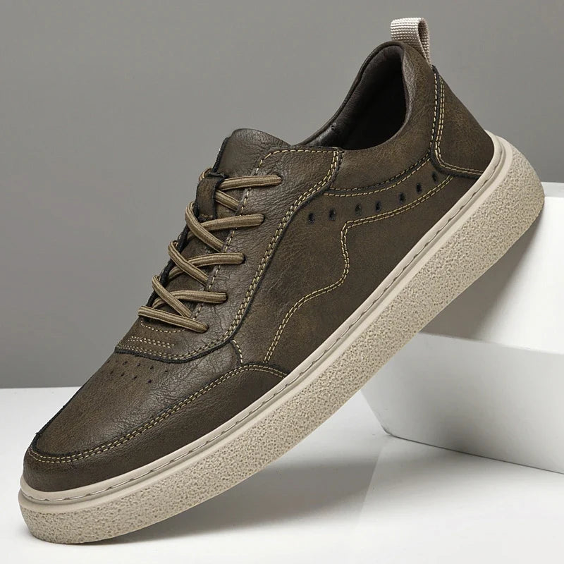 "Ziv" Sneakers i äkta läder