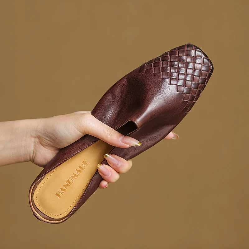LIORA GENUINE LEATHER MULES