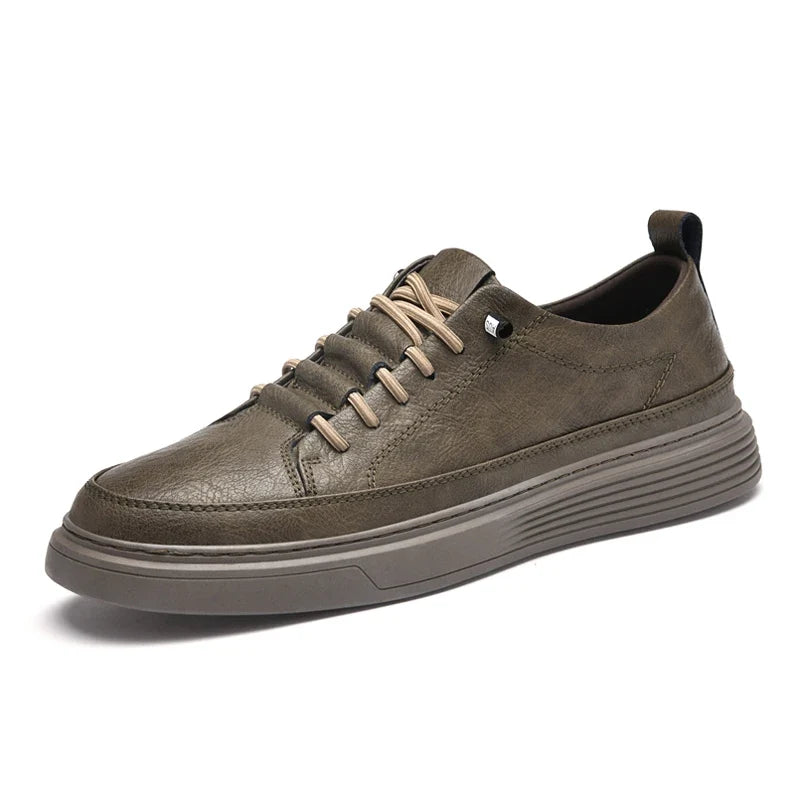 Klassiska sneakers i läder