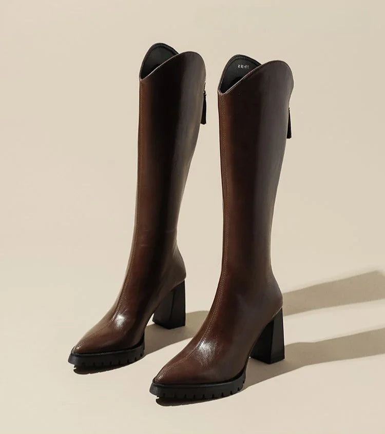 VAUCLAIRE KNEE-HIGH BOOTS