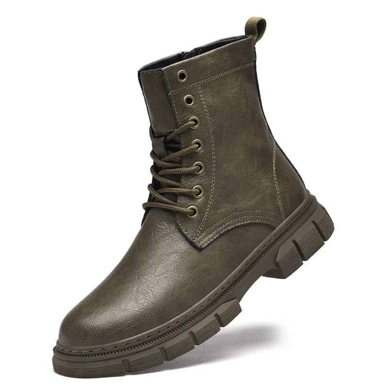 Bottes en cuir véritable