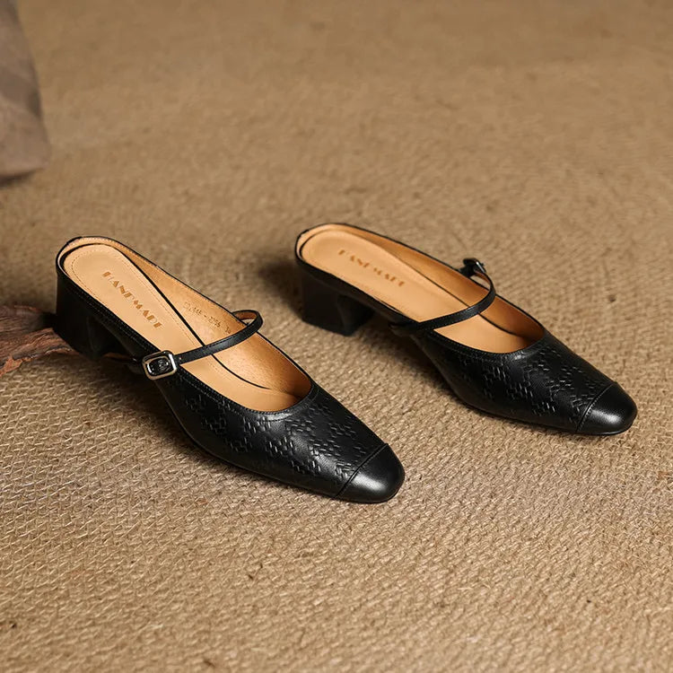 Mules Berla in vera pelle