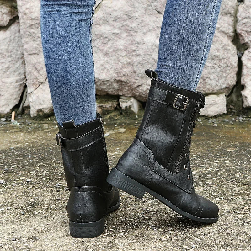 RAVYN ROGUE BUCKLE BOOTS