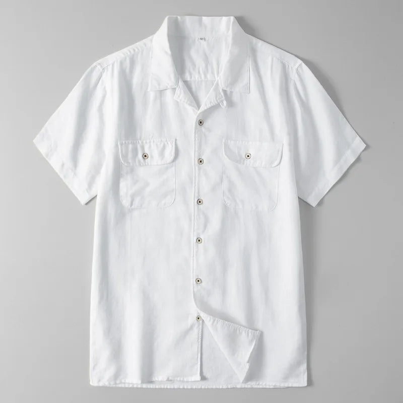 Camicia abbottonata Empire in lino