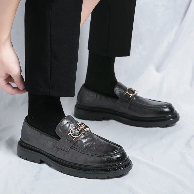 Mocassins Wilbur em pele