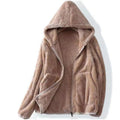 Veste en polaire corail