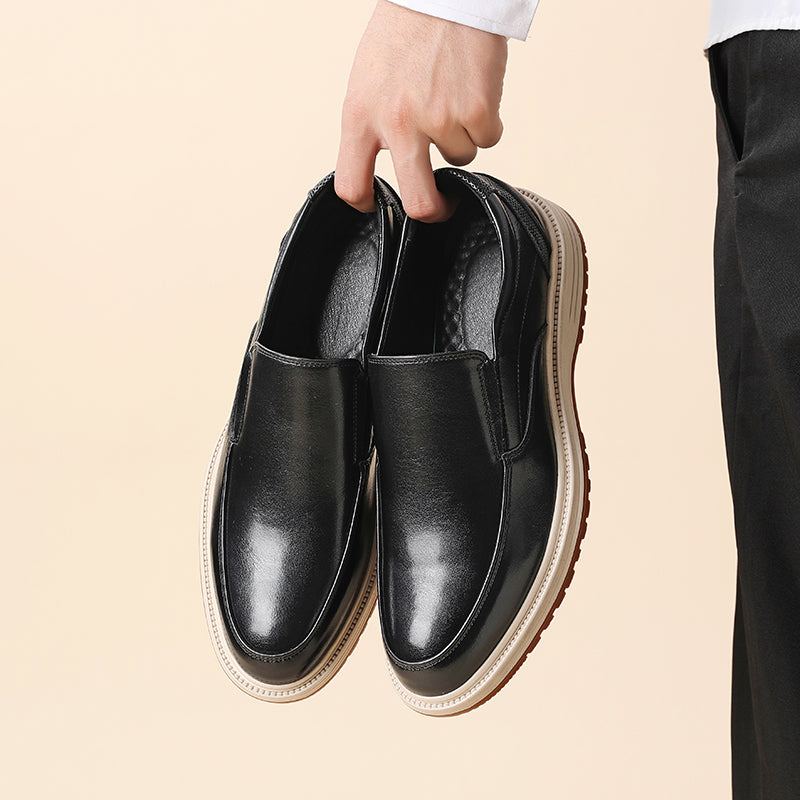 Zapatos sin cordones de cuero pulido Daren