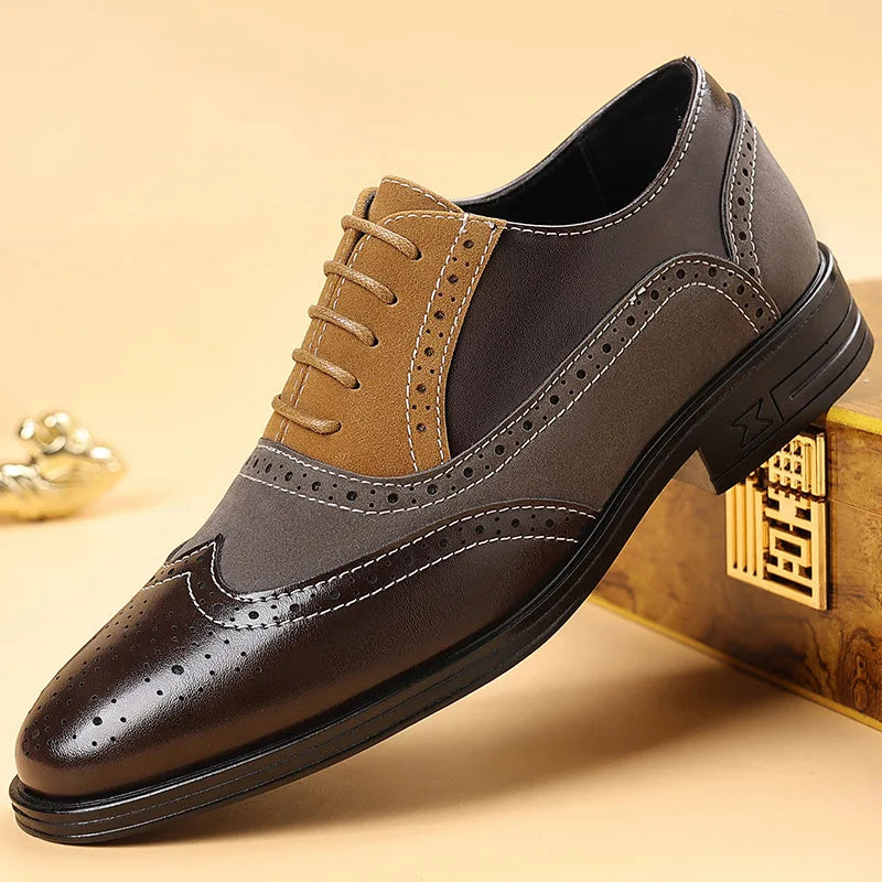TRISTAN CONTRAST BROGUES