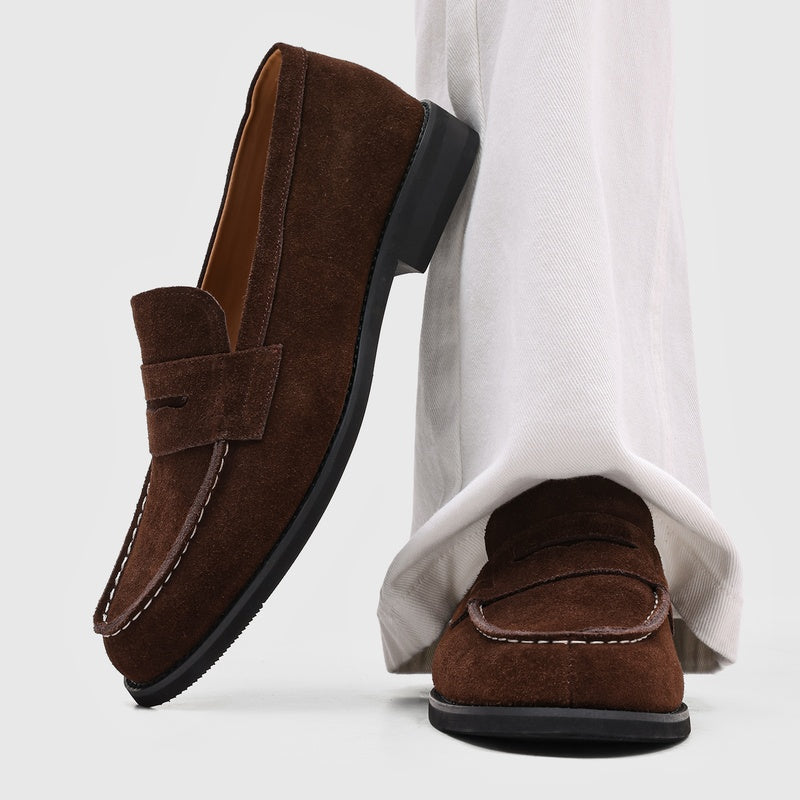 Milan Penny Loafers i Koaskinnsmocka