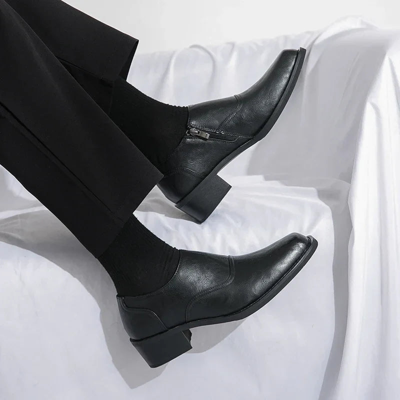 Mocasines Evante de cuero genuino