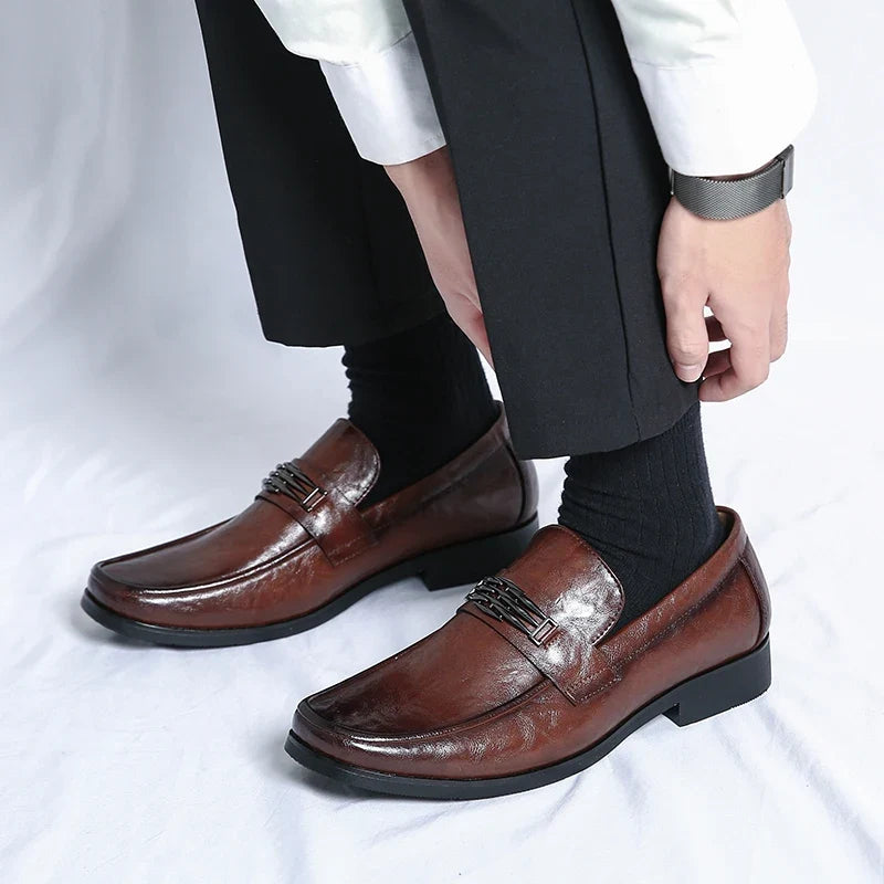 Mocasines Macon de cuero genuino