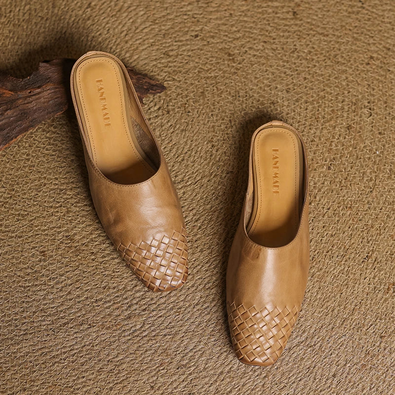 LIORA GENUINE LEATHER MULES