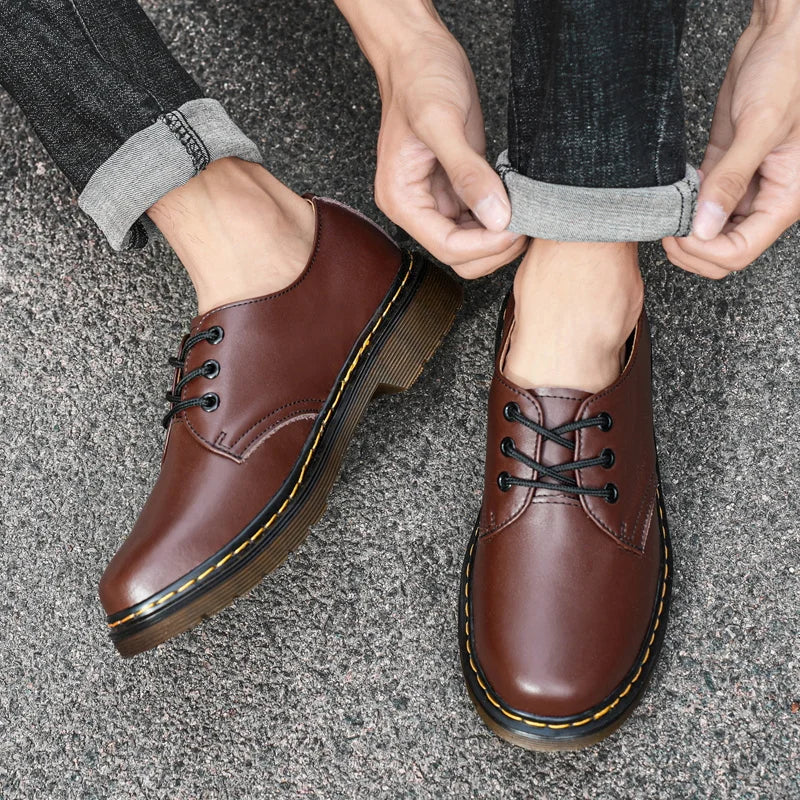 Oxford Alvarez in vera pelle