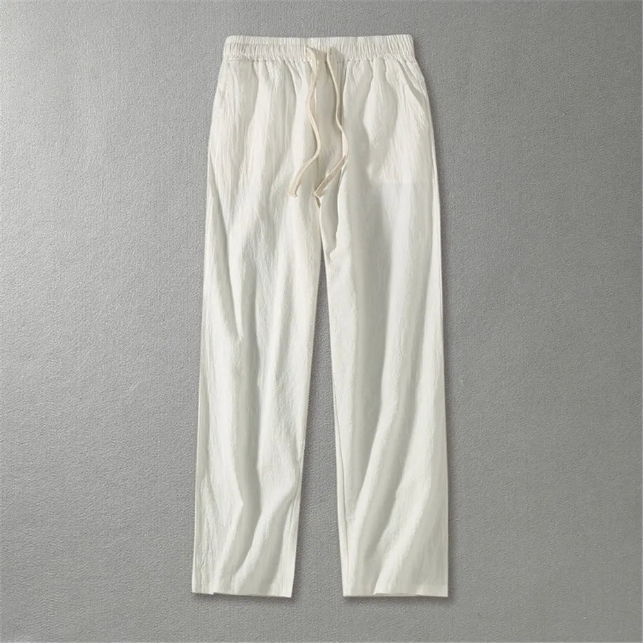 Pantaloni in lino Leo