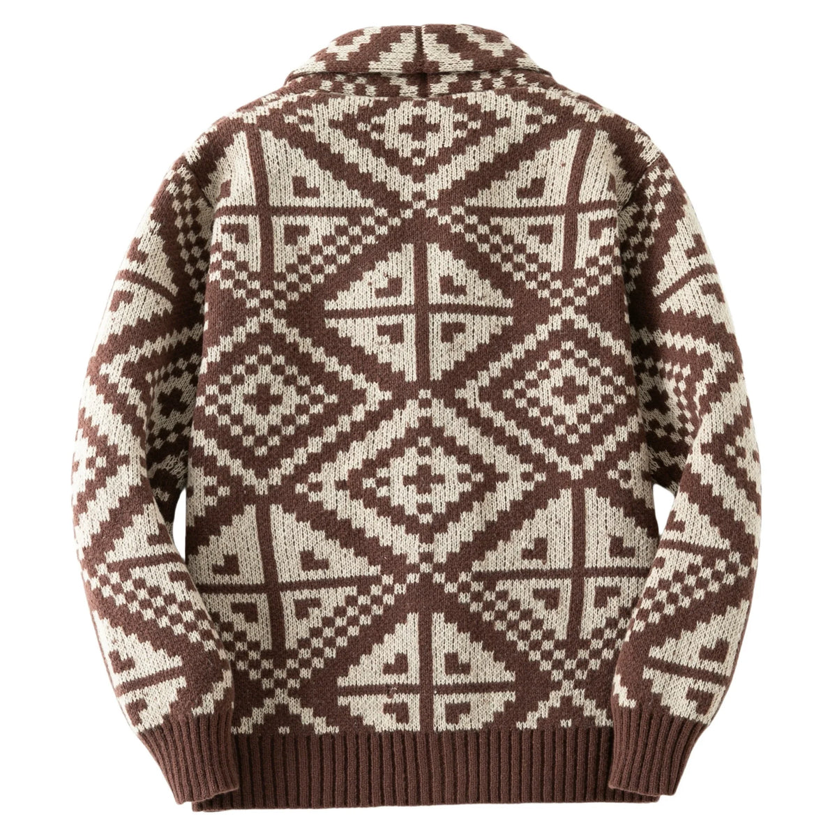 AMBROSE GEOMETRIC CARDIGAN