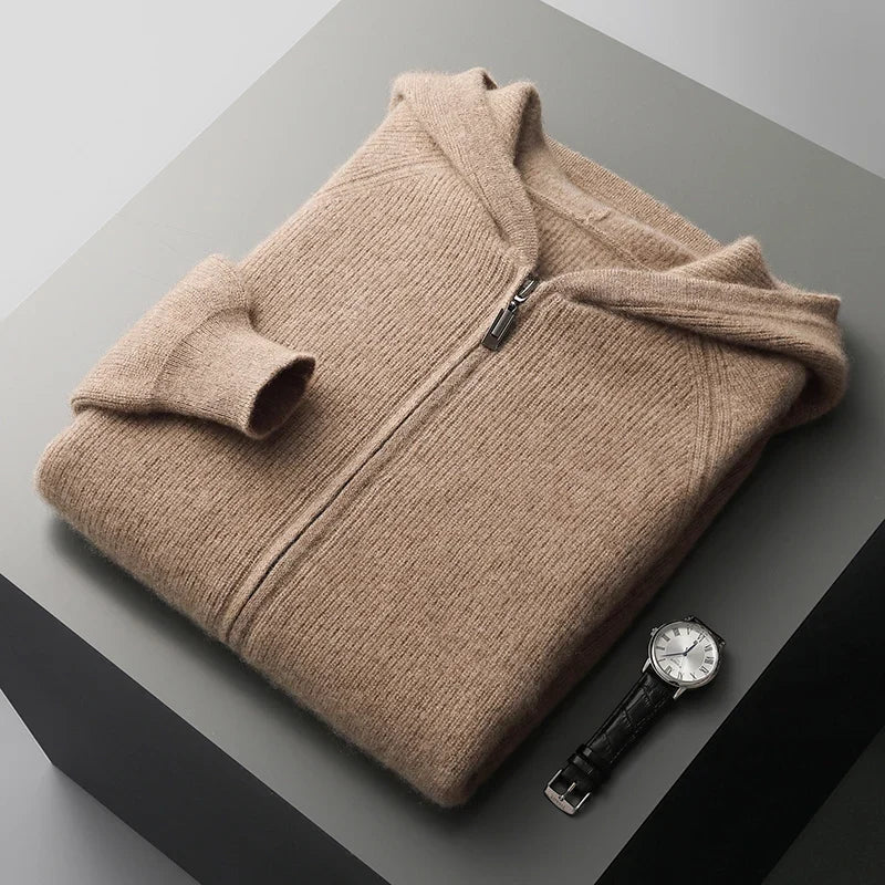 Felpa con cappuccio Belwood in cashmere