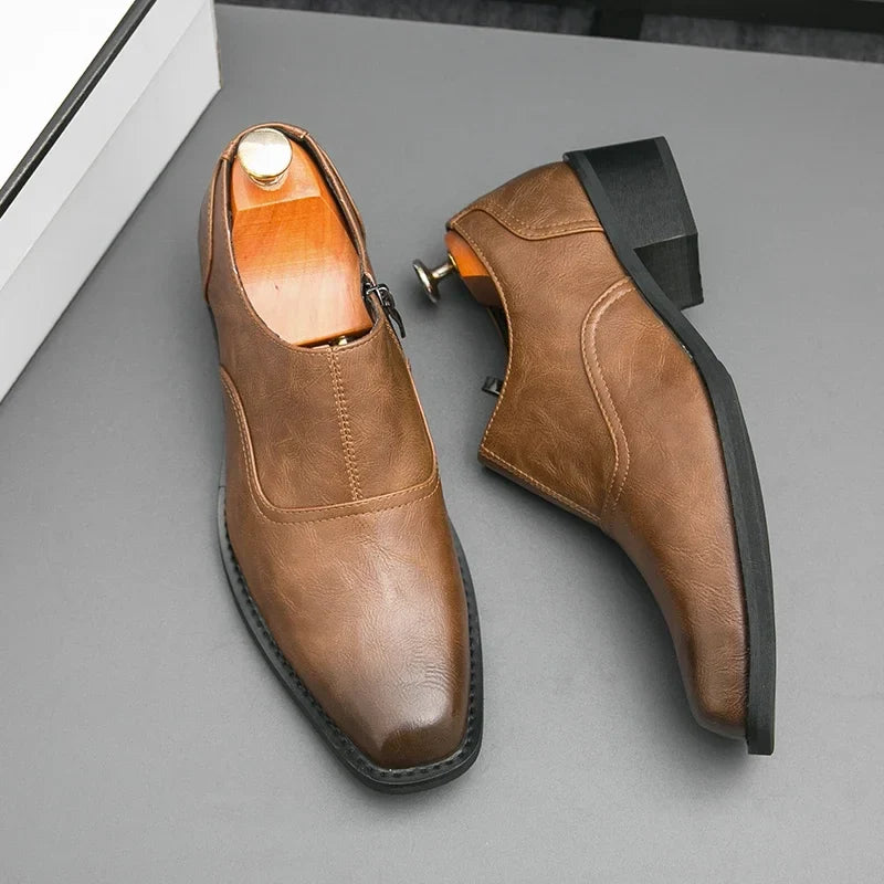 Mocasines Evante de cuero genuino