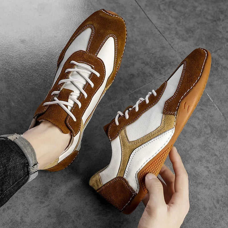 Wildleder-Gummi-Sneaker